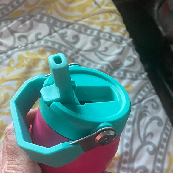 Stanley Kids Swim Pink and Teal Bottle - Picture 5 of 9